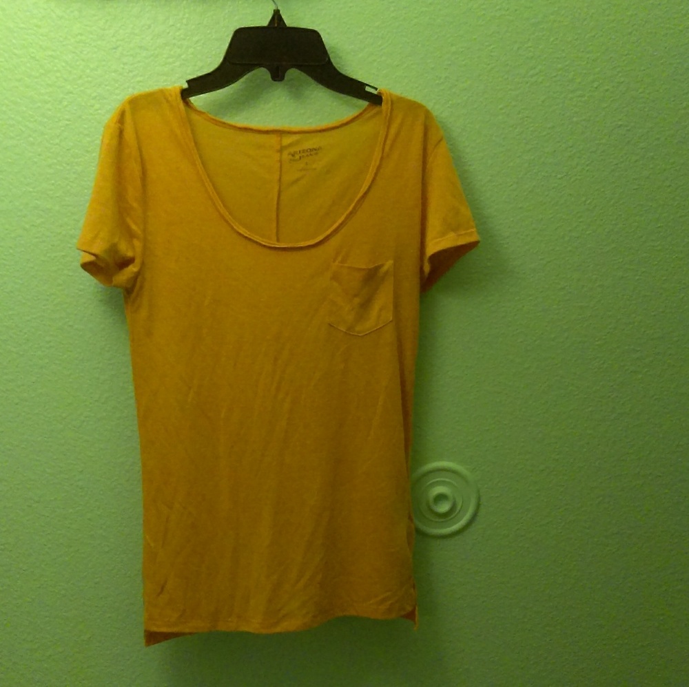 Mustard yellow shirt